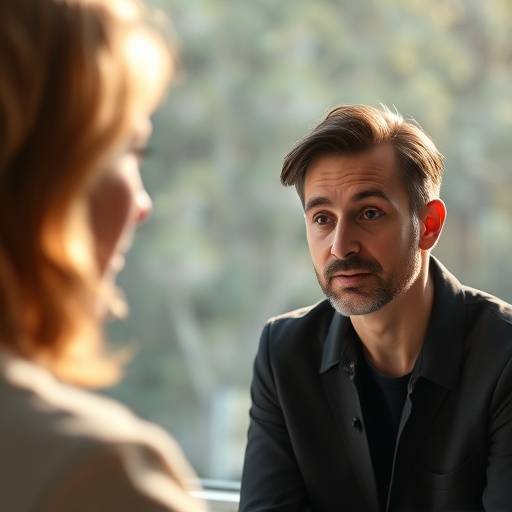 Image d'une personne participant à un entretien